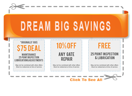 Dream Special Coupons Porter Ranch Gate Repair